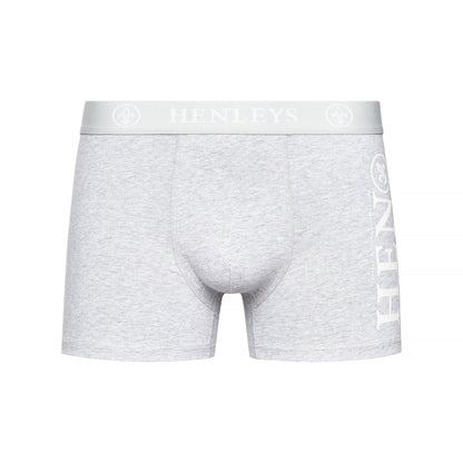 Multicoloured - Pack Shot - Henleys Mens Kelmack Marl Boxer Shorts (Pack of 5)
