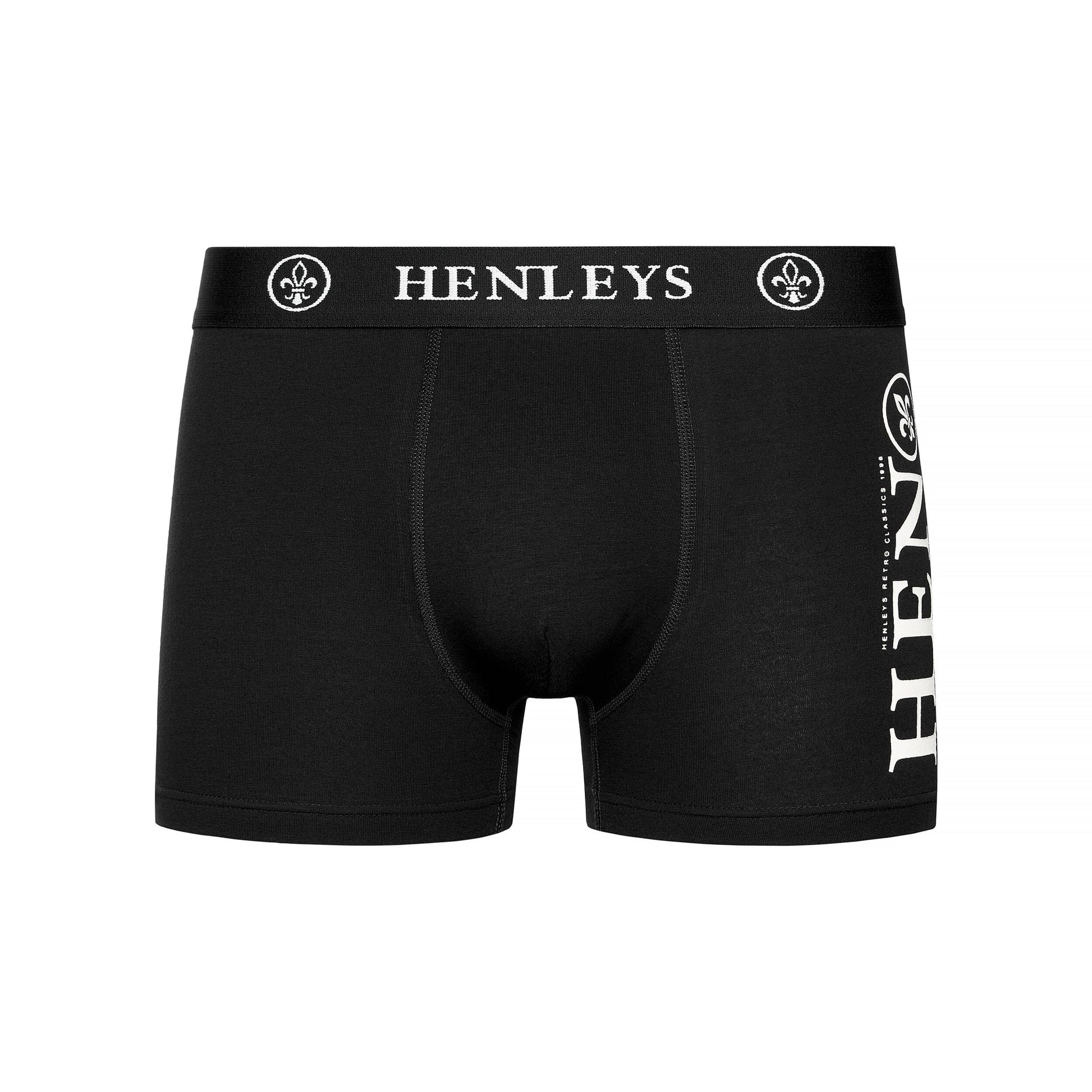 Multicoloured - Close up - Henleys Mens Kelmack Marl Boxer Shorts (Pack of 5)
