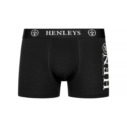 Multicoloured - Close up - Henleys Mens Kelmack Marl Boxer Shorts (Pack of 5)