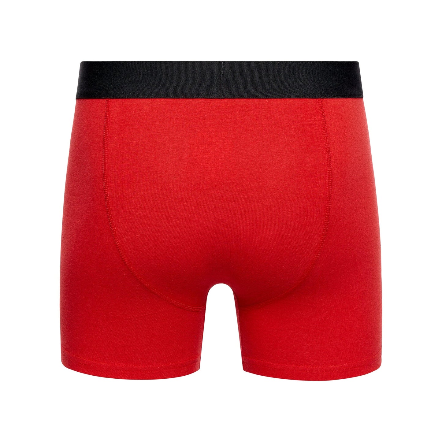 Yellow-Red-Black - Back - Duck and Cover Mens Fiery Boxer Shorts (Pack of 3)