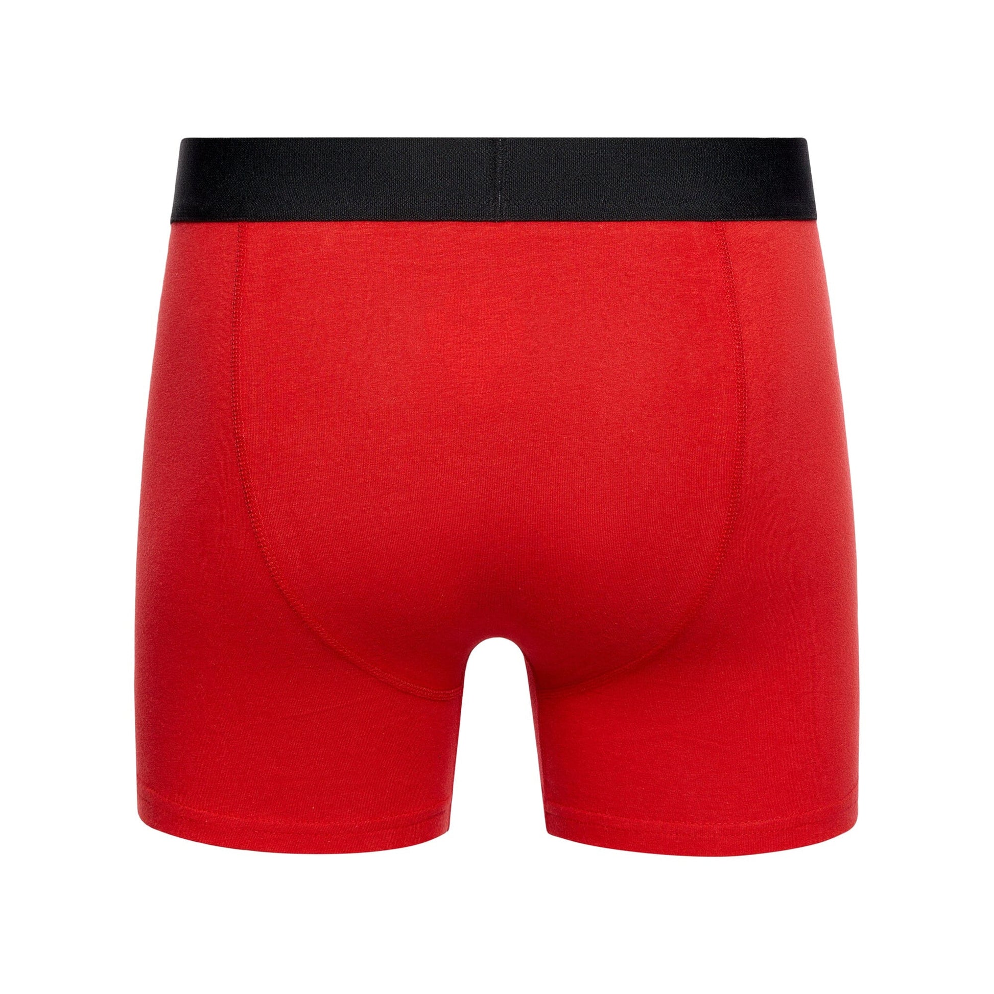 Yellow-Red-Black - Back - Duck and Cover Mens Fiery Boxer Shorts (Pack of 3)