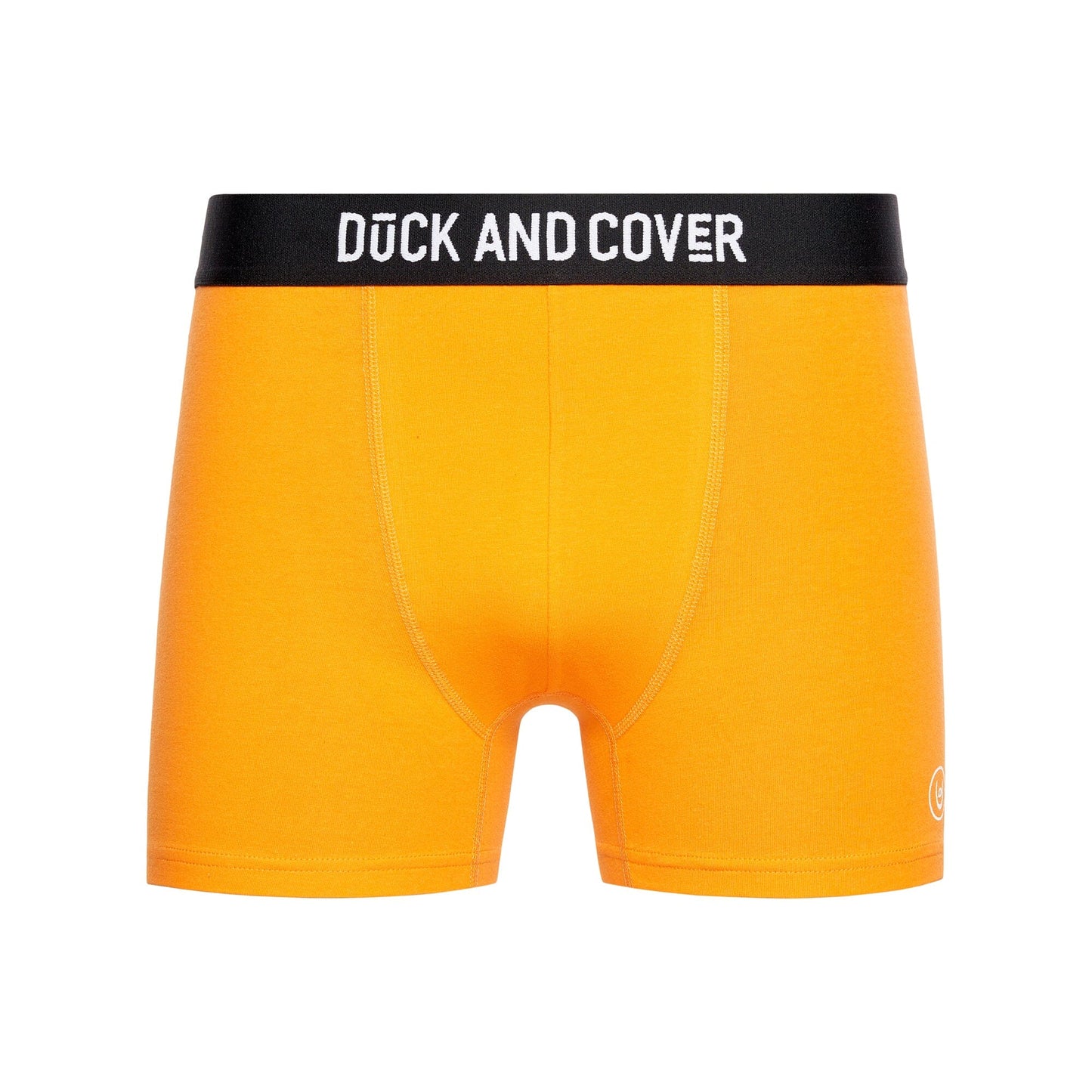 Yellow-Red-Black - Side - Duck and Cover Mens Fiery Boxer Shorts (Pack of 3)