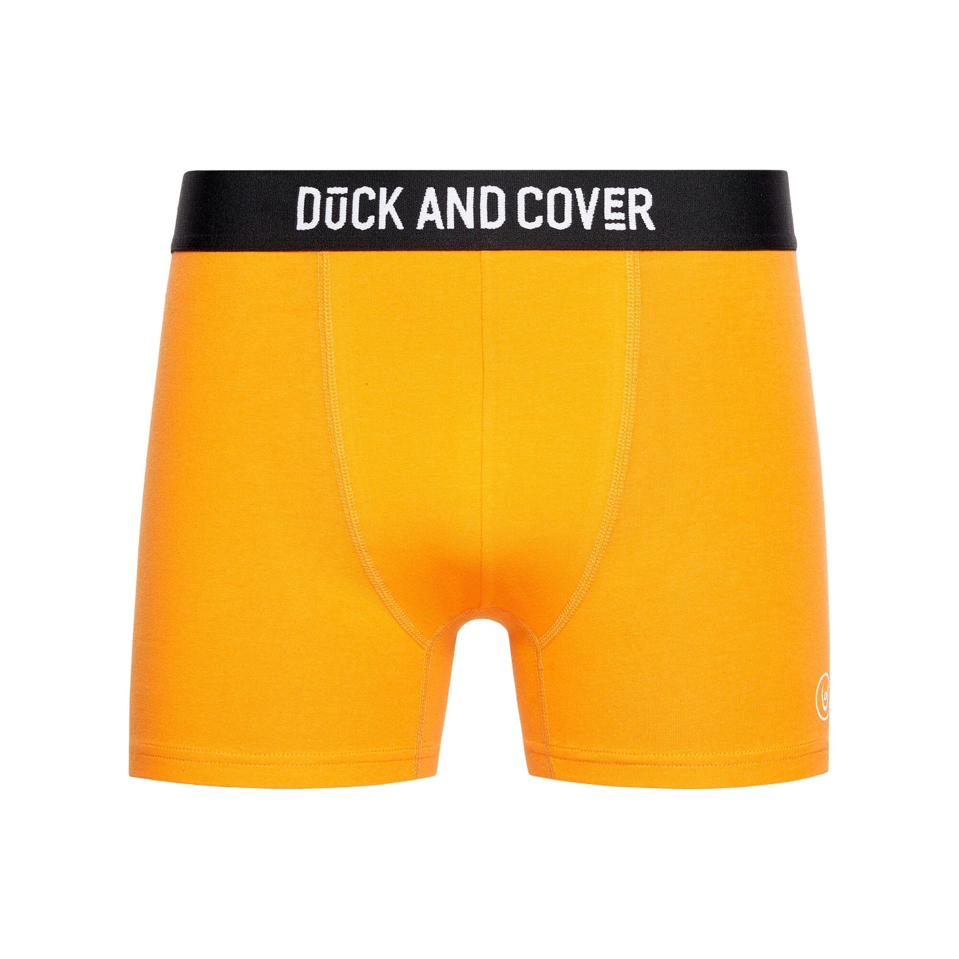 Yellow-Red-Black - Side - Duck and Cover Mens Fiery Boxer Shorts (Pack of 3)