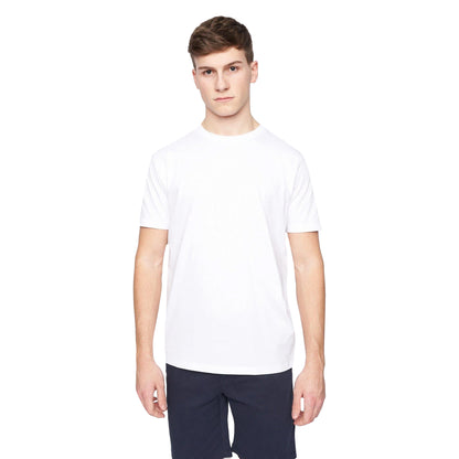 Blue-Black-Grey-White-Light Blue - Close up - Bewley & Ritch Mens Bonucci T-Shirt (Pack of 5)