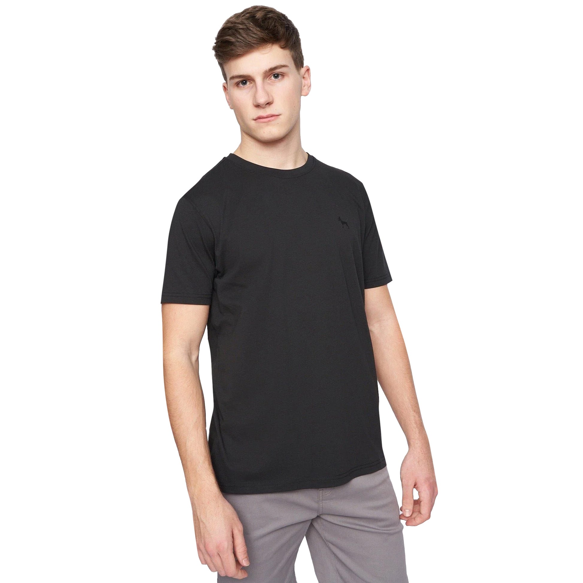 White-Blue-Red-Black-Green - Side - Bewley & Ritch Mens Bonucci T-Shirt (Pack of 5)