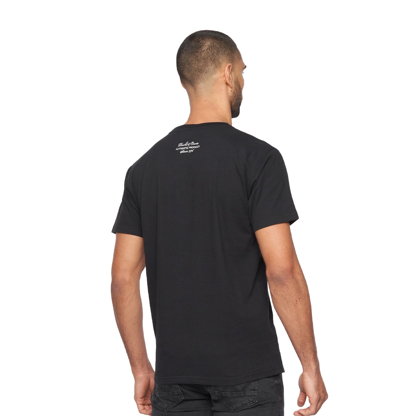 Black - Back - Duck and Cover Mens Lozano T-Shirt