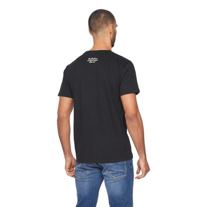 Black - Back - Duck and Cover Mens Sandoval T-Shirt