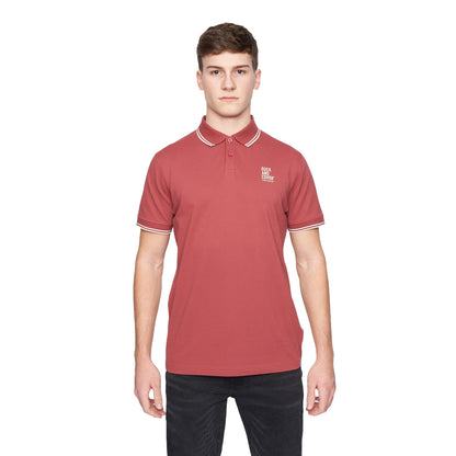 Red - Front - Duck and Cover Mens Sameer Polo Shirt