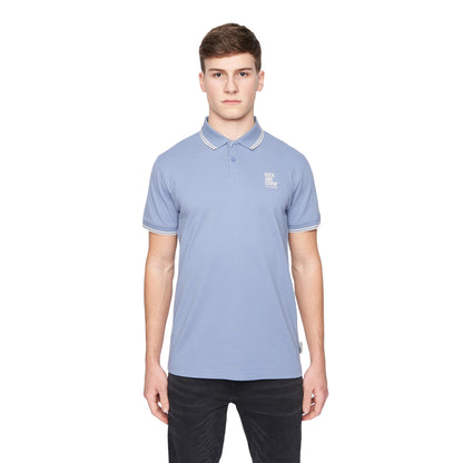 Blue - Front - Duck and Cover Mens Sameer Polo Shirt