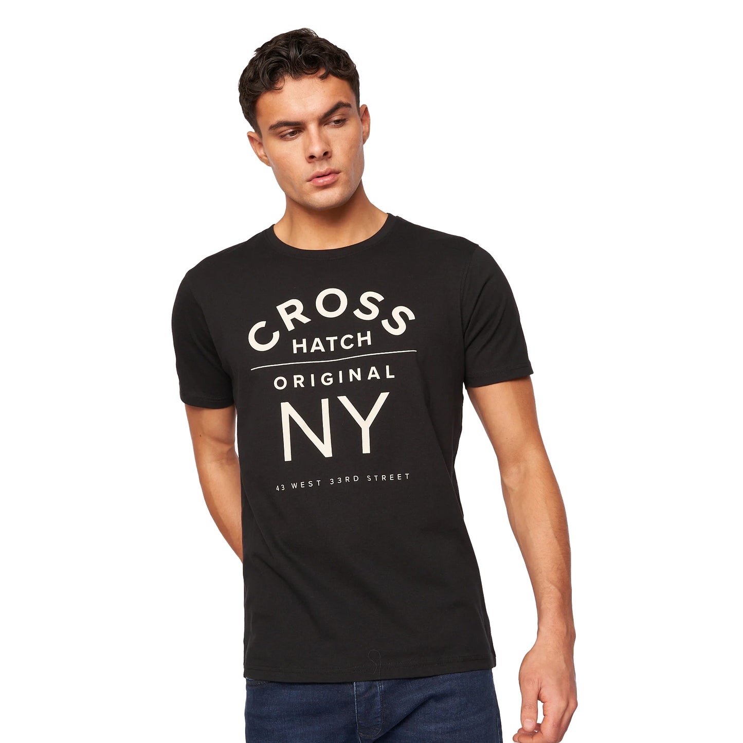 Multicoloured - Side - Crosshatch Mens Feltrax T-Shirt (Pack of 5)
