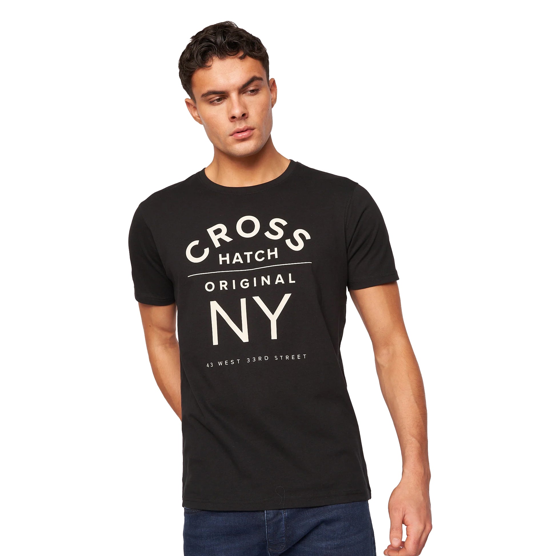 Multicoloured - Side - Crosshatch Mens Feltrax T-Shirt (Pack of 5)