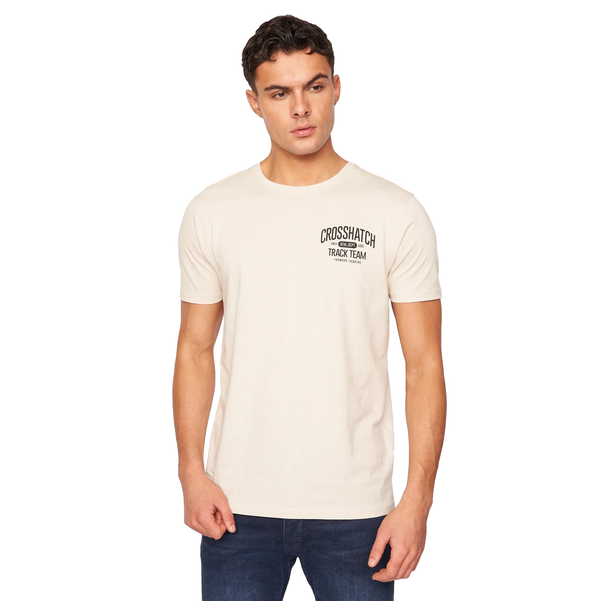 Multicoloured - Lifestyle - Crosshatch Mens Feltrax T-Shirt (Pack of 5)