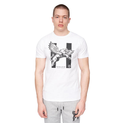 White - Front - Henleys Mens Curveball T-Shirt