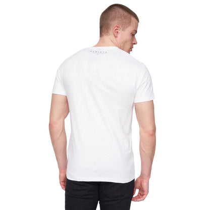 White - Back - Henleys Mens Kilhen Logo T-Shirt