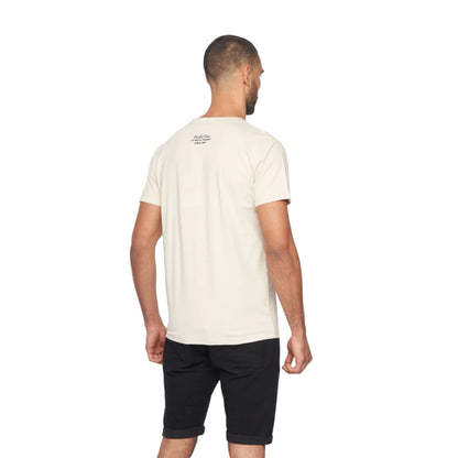Off White - Back - Duck and Cover Mens Blevins T-Shirt