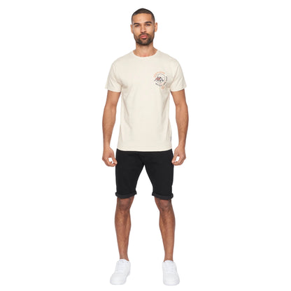 Off White - Side - Duck and Cover Mens Blevins T-Shirt
