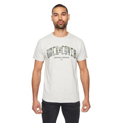 Grey Marl - Front - Duck and Cover Mens Shaffer T-Shirt