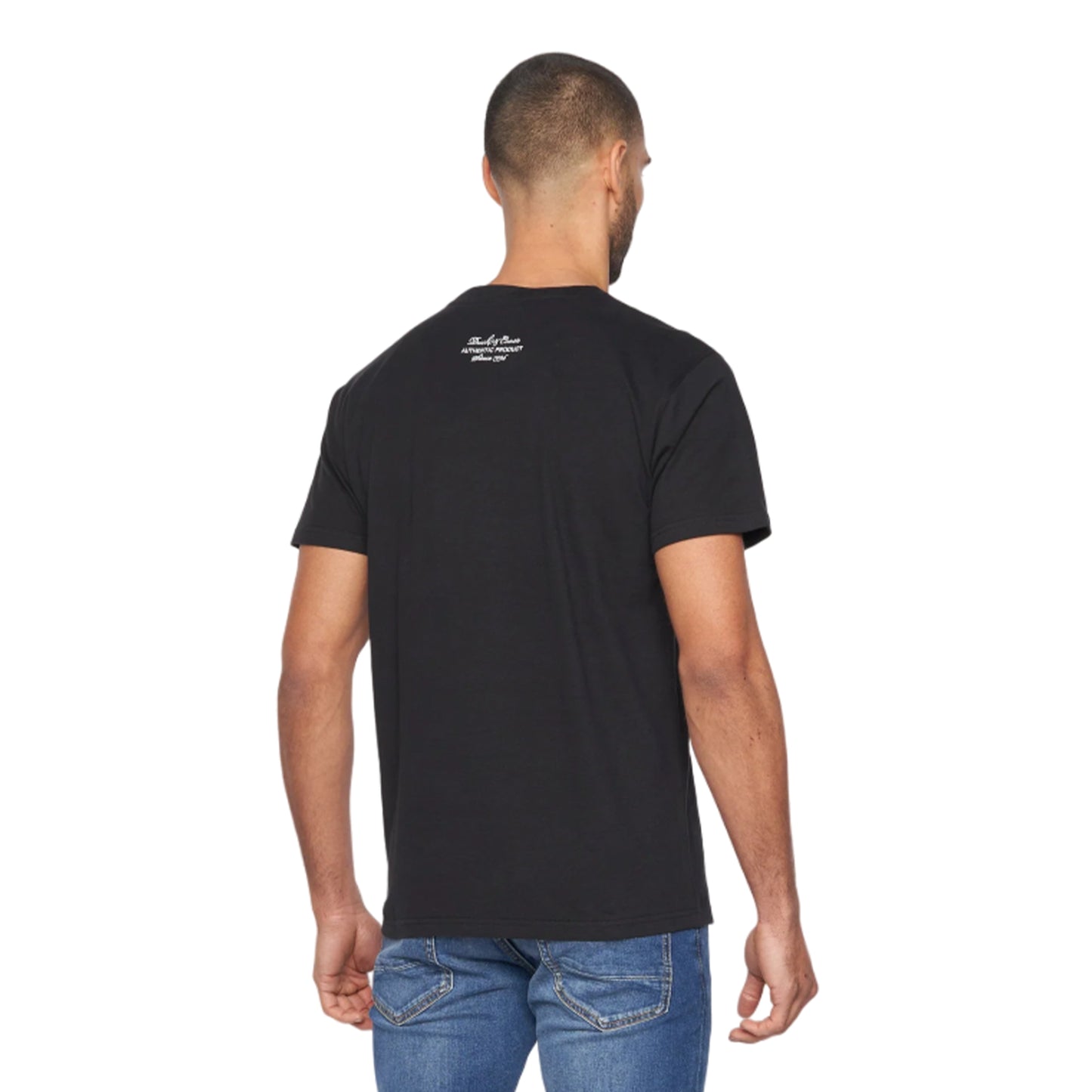 Black - Back - Duck and Cover Mens Carrillo Camo T-Shirt