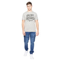 Stone Wash - Side - Crosshatch Mens Malimore Cuffed Ankle Cargo Jeans