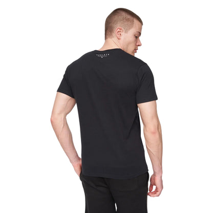 Black - Back - Henleys Mens Aitchen Logo T-Shirt