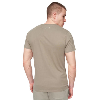Dusky Olive - Back - Henleys Mens Aitchen Logo T-Shirt