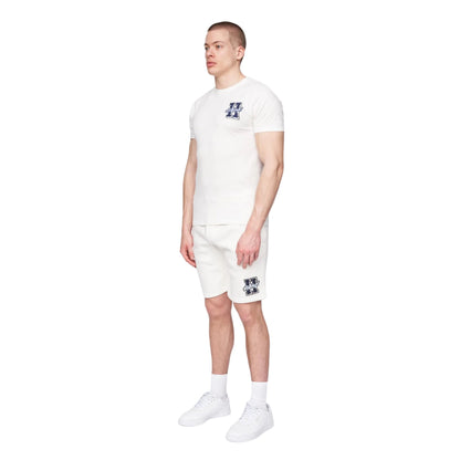 Off White - Side - Henleys Mens Aitchen Logo T-Shirt
