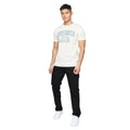 Solid Black - Side - Crosshatch Mens Kremtap Cargo Jeans