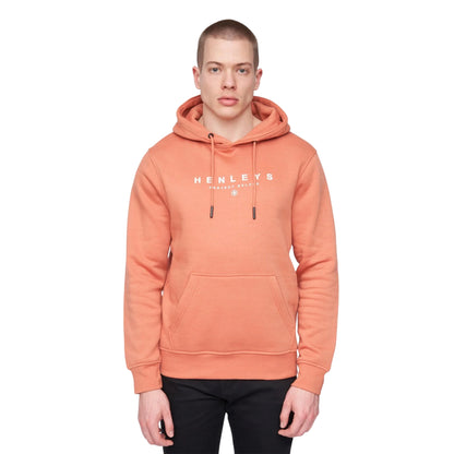 Brick Red - Front - Henleys Mens Ninesix Hoodie