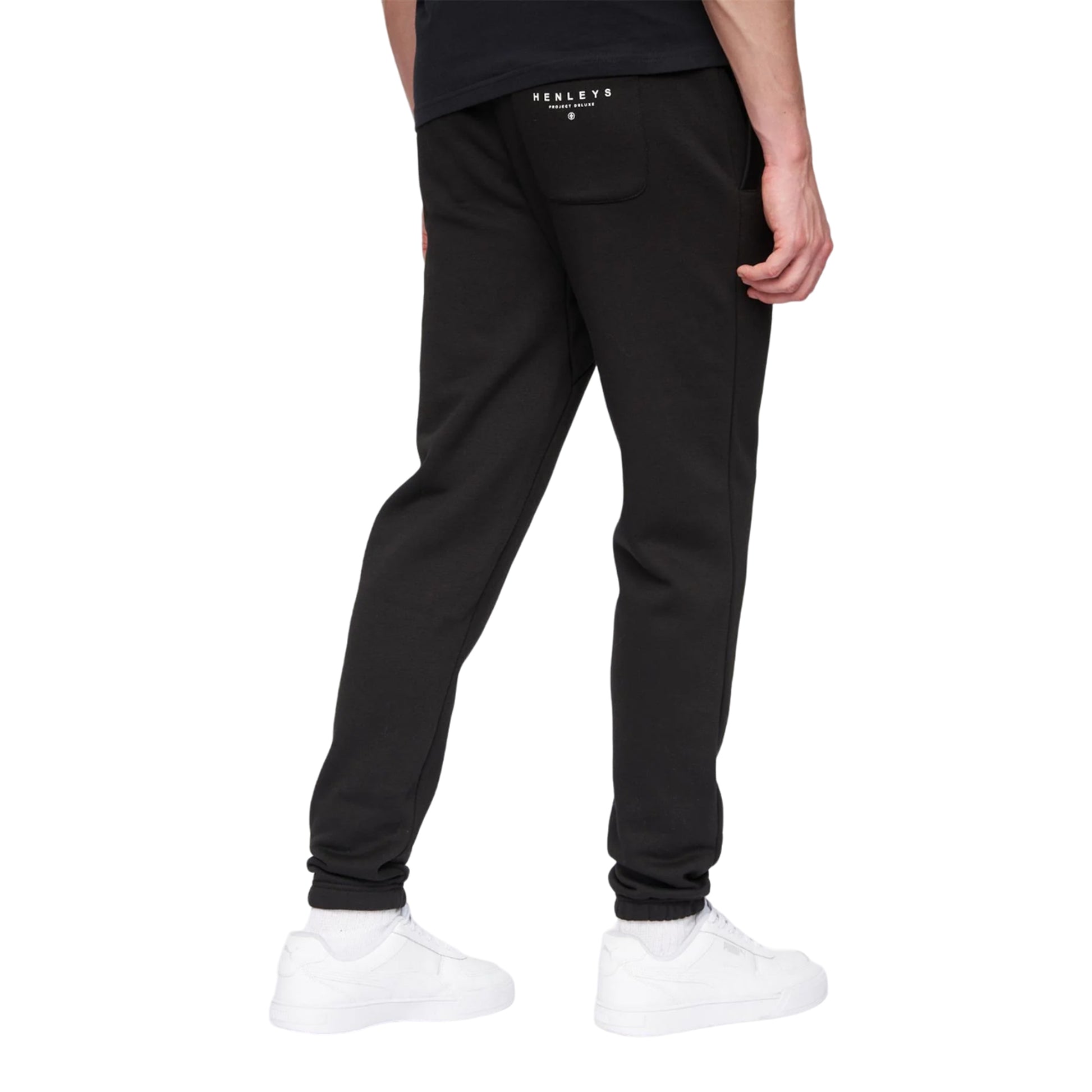 Black - Back - Henleys Mens Curveball Jogging Bottoms
