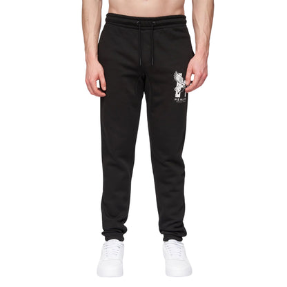 Black - Front - Henleys Mens Curveball Jogging Bottoms