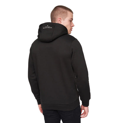Black - Back - Henleys Mens Colhen Hoodie