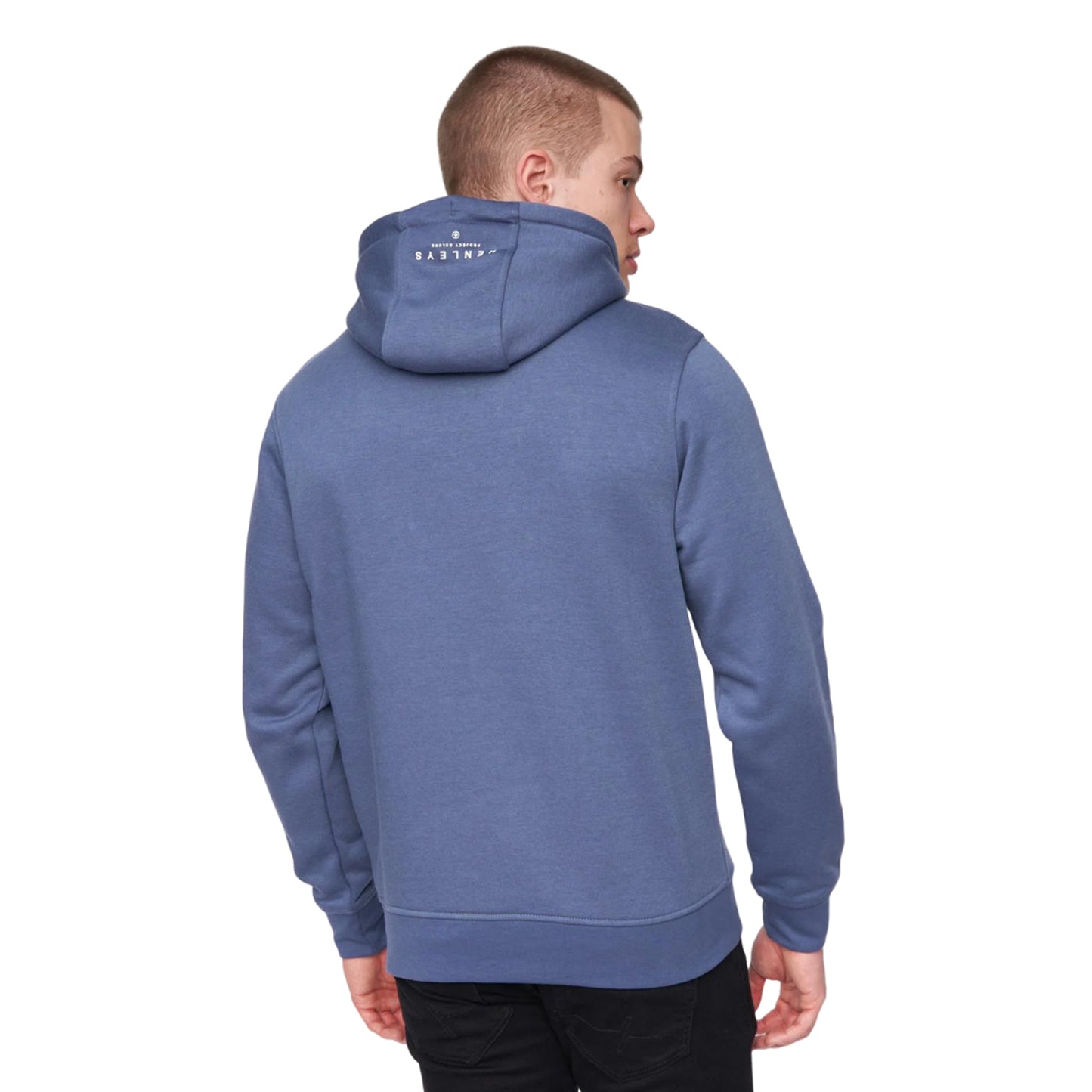 Deep Blue - Back - Henleys Mens Colhen Hoodie