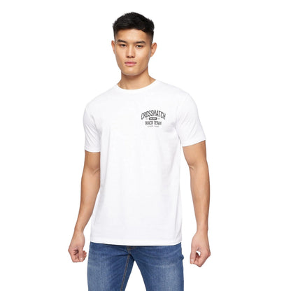 Multicoloured - Back - Crosshatch Mens Chinsters Assorted Designs T-Shirt (Pack of 7)