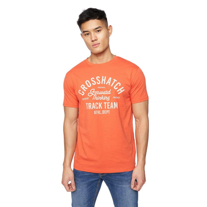 Multicoloured - Side - Crosshatch Mens Chinsters Assorted Designs T-Shirt (Pack of 7)