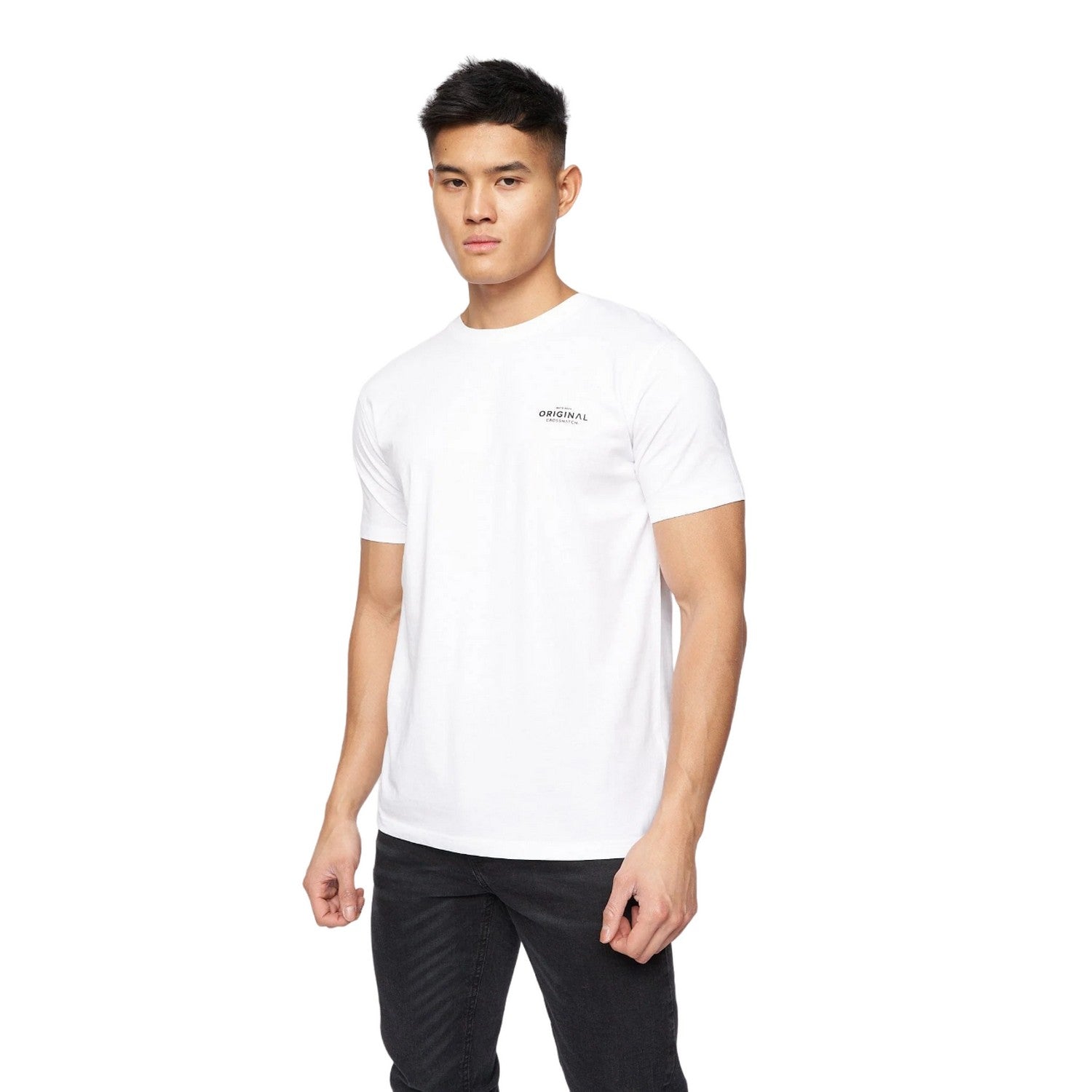 Multicoloured - Side - Crosshatch Mens Shivron T-Shirt (Pack of 7)