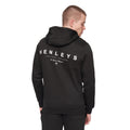 Black - Back - Henleys Mens Metafone Hoodie