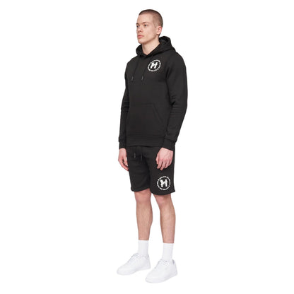 Black - Side - Henleys Mens Metafone Hoodie