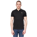 Black - Front - Henleys Mens Henflare Polo Shirt