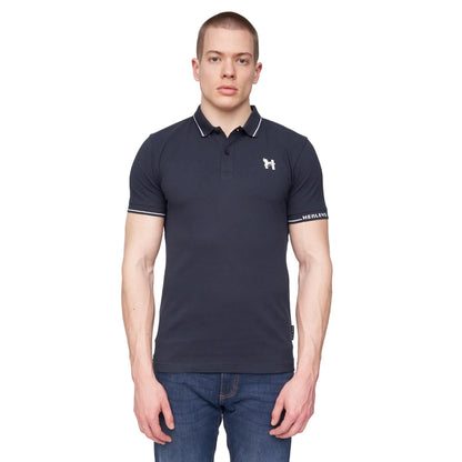 Navy - Front - Henleys Mens Hentyme Polo Shirt