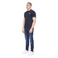 Navy - Side - Henleys Mens Hentyme Polo Shirt