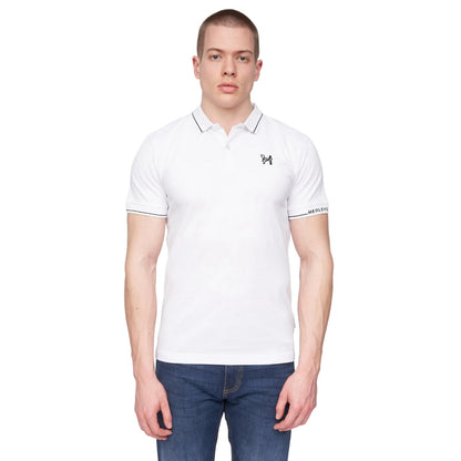 White - Front - Henleys Mens Hentyme Polo Shirt