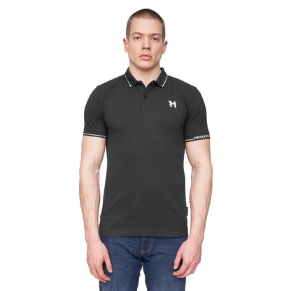 Black - Front - Henleys Mens Hentyme Polo Shirt