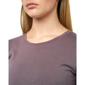 Charcoal Mauve - Side - Juice Womens-Ladies Tilly Crop T-Shirt