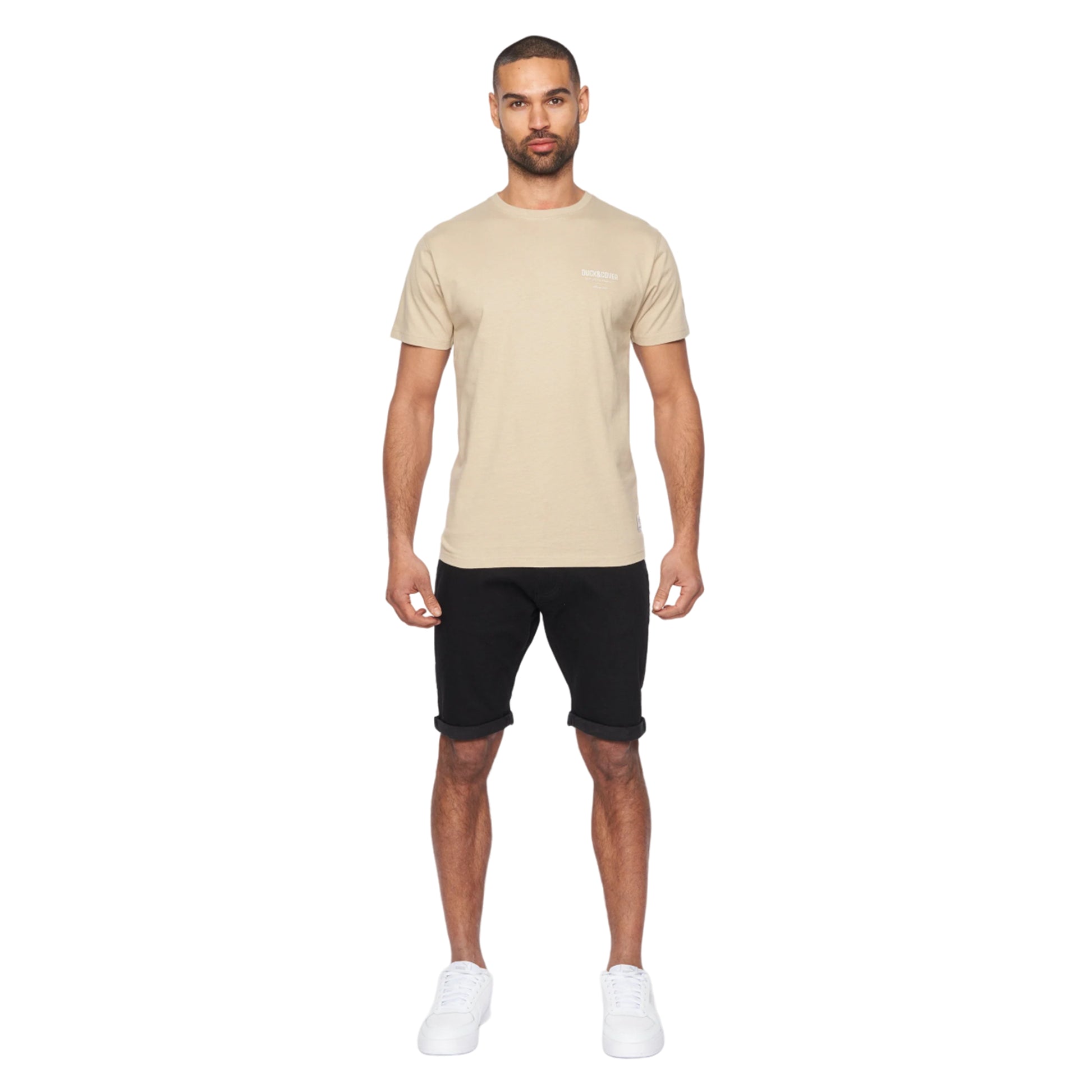 Stone - Side - Duck and Cover Mens Lewys T-Shirt
