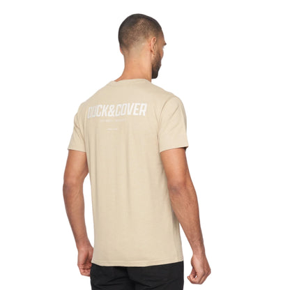 Stone - Back - Duck and Cover Mens Lewys T-Shirt