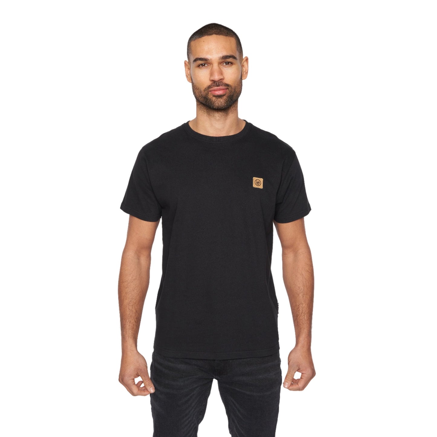 Black - Front - Duck and Cover Mens Wilkins T-Shirt