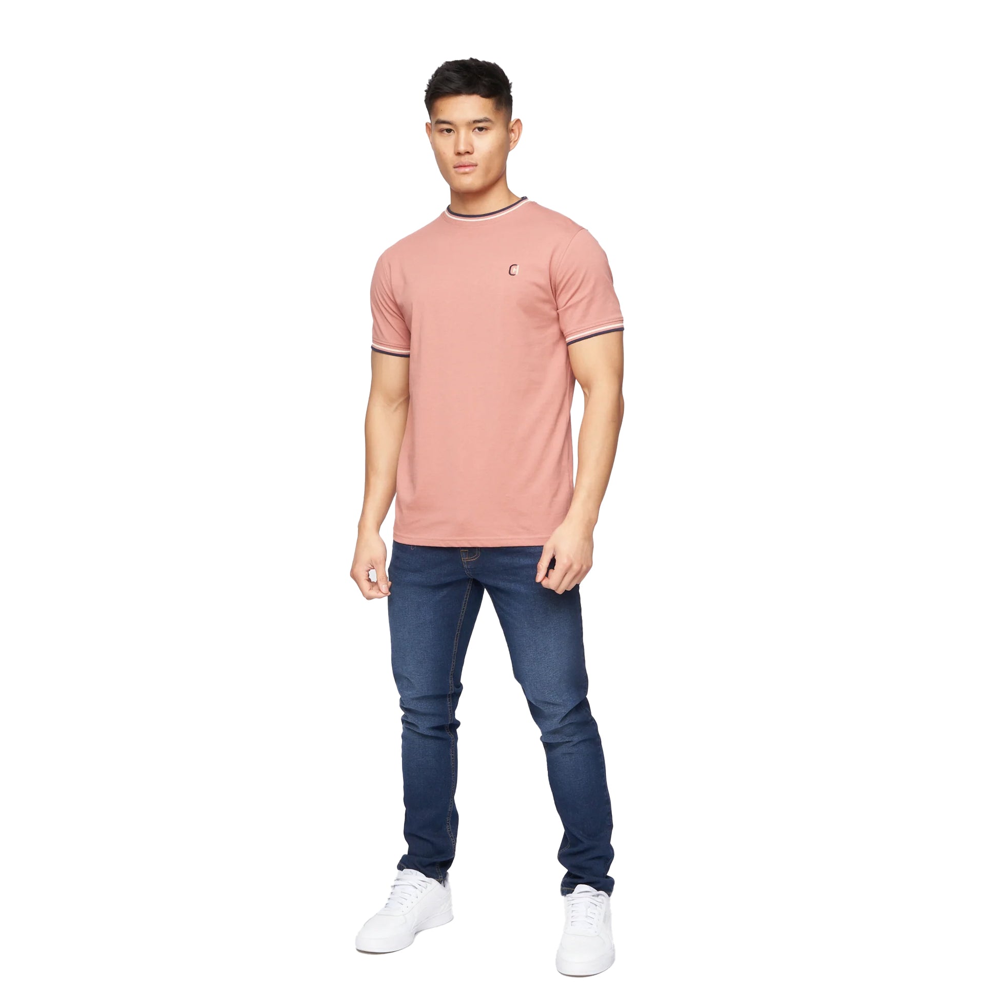 Brick Red - Lifestyle - Crosshatch Mens Ordale T-Shirt