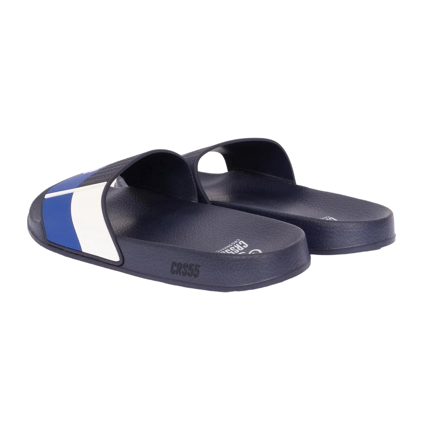 Blue - Back - Crosshatch Mens Rentrays Sliders
