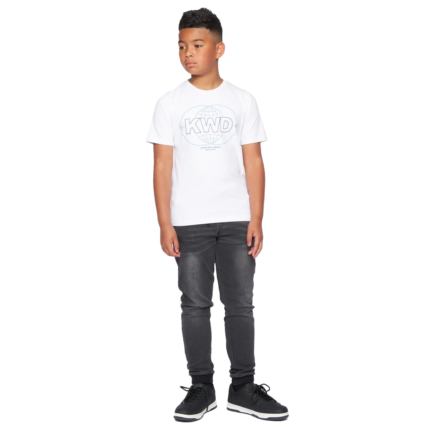 Optic White - Lifestyle - Kings Will Dream Boys Orbital T-Shirt