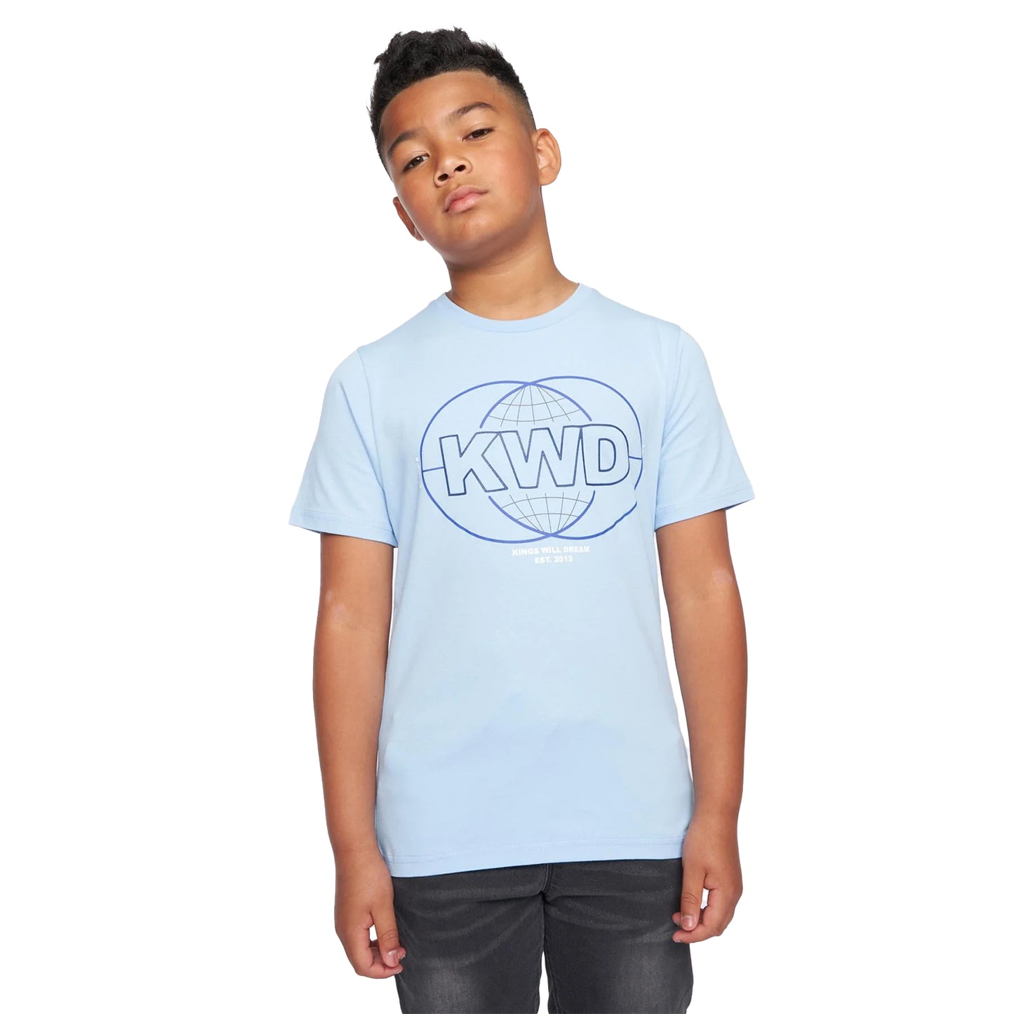 Placid Blue - Front - Kings Will Dream Boys Orbital T-Shirt